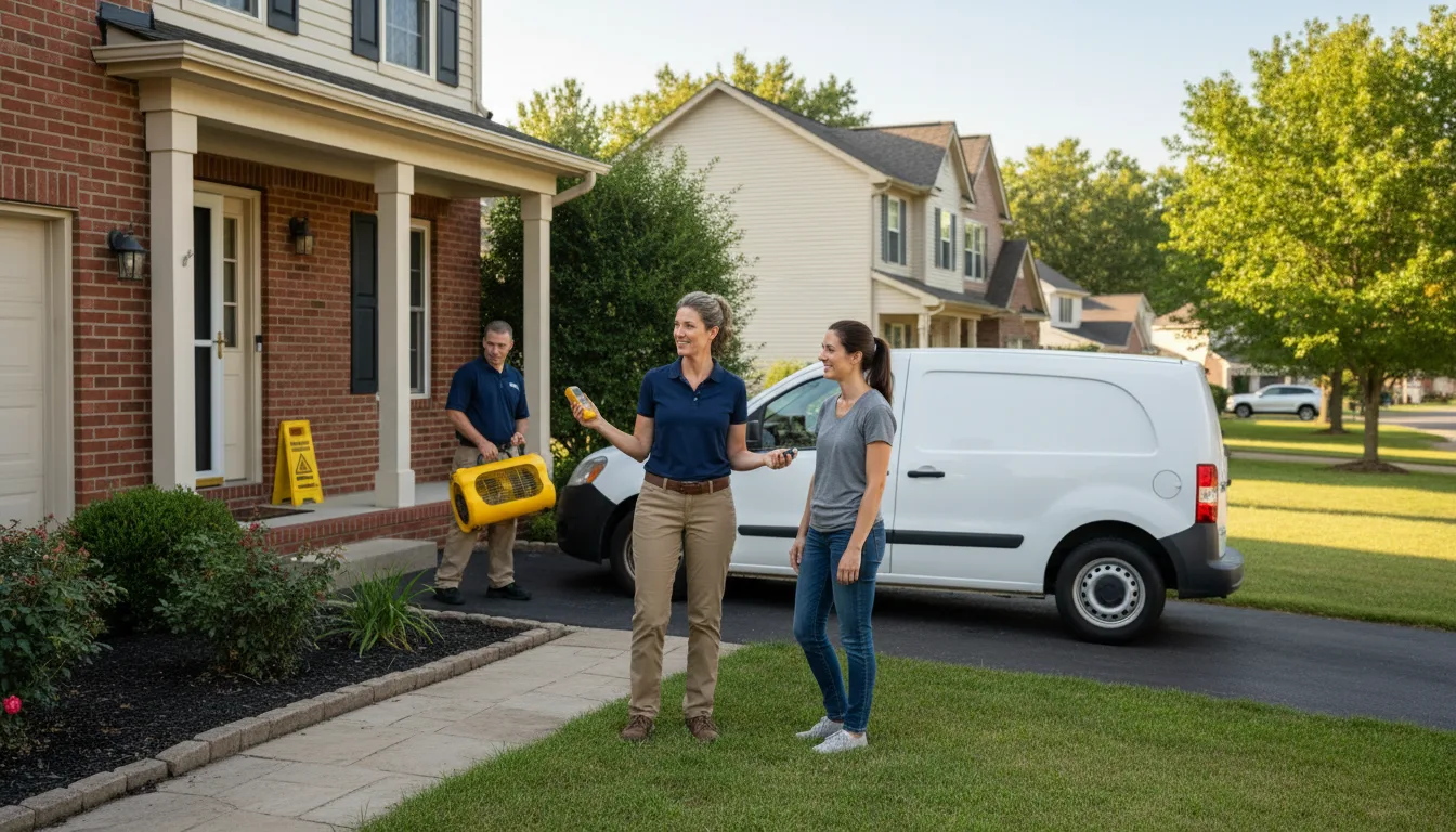 Water restoration image for Water Damage & Restoration Services in Monroe, VA
